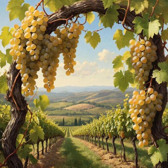 Виноград "МУСКАТ БЕЛЫЙ"